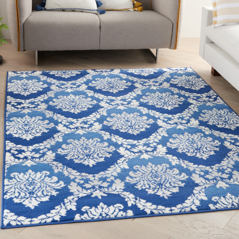 Dedra Damask Indoor Rug, Rectangle 7' x 10'