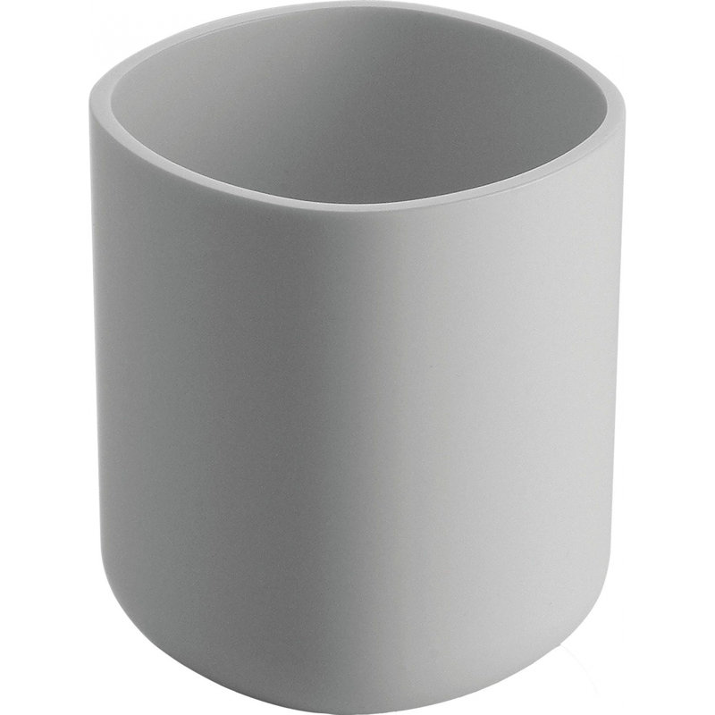 White PMMA Free-Standing Toothbrush Holder
