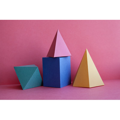 Geometric Shape by Besjunior - Wrapped Canvas Print