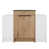 Glossy White/Imitative Oak est en rupture de stock