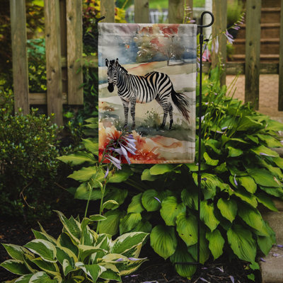 Drapeau de jardin zèbre