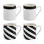 Mikasa Luxe Deco China Mugs, 380ml