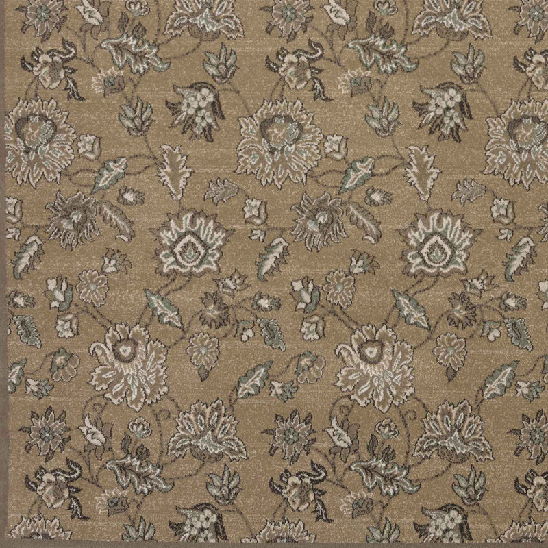 Ackermanville Floral Indoor Rug, Rectangle 3'3" x 4'11"