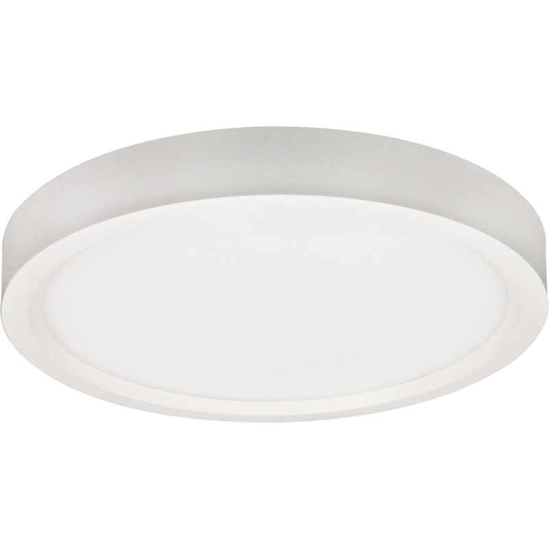 artemis LED Flushmount - Round, 10W, 5CCT,, 1" H x 5.38" W x 5.38" D, White