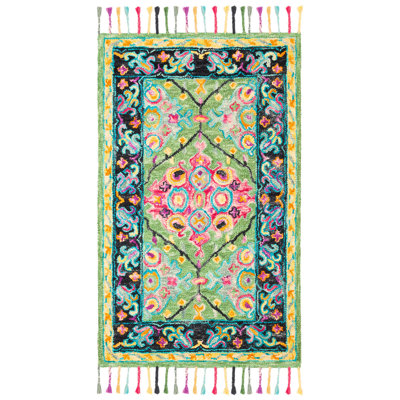 Vahakn Hand Tufted Wool Oriental Rug