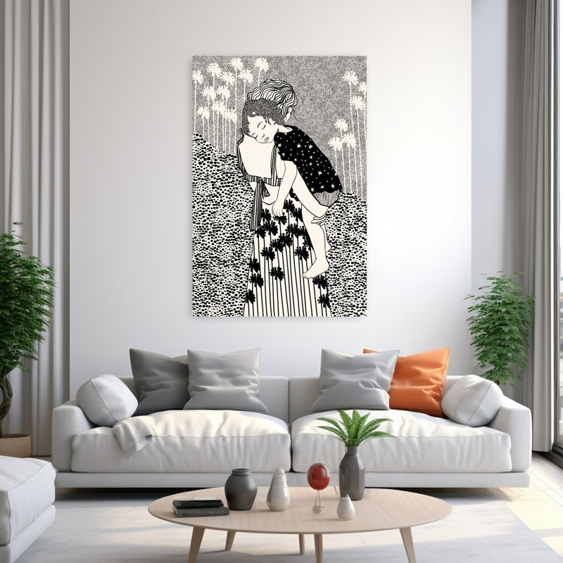 Art contemporain contemporain, H 60 po x l 40 po
