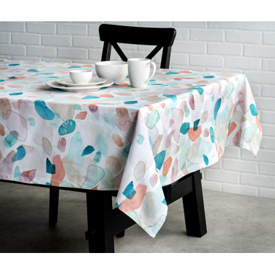 Summer Picnic Floral 100% Cotton Tablecloth