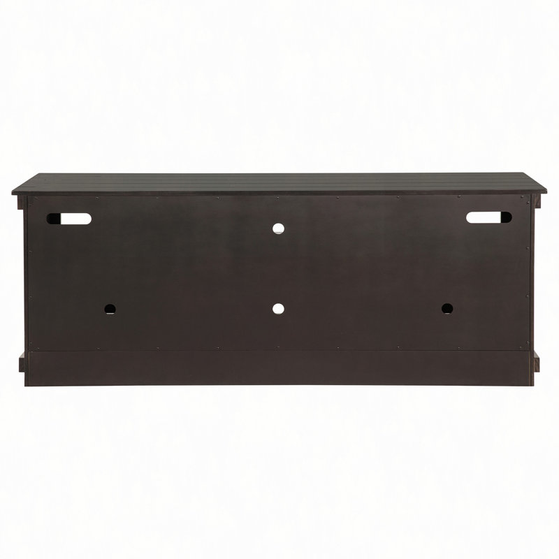 Meuble télé Castleton, Brown, 27"H x 16.25"L x 70"W
