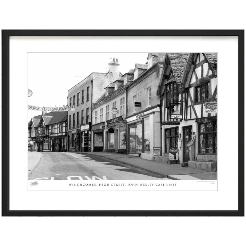 Longhope, The Yew Trees C1955 by Francis Frith - Single Picture Frame Print, 28cm H x 36cm W x 2.3cm D