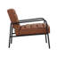 Avari Faux Leather Armchair