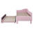 Upholstered Linen Daybed with Trundle Bed-1014872334