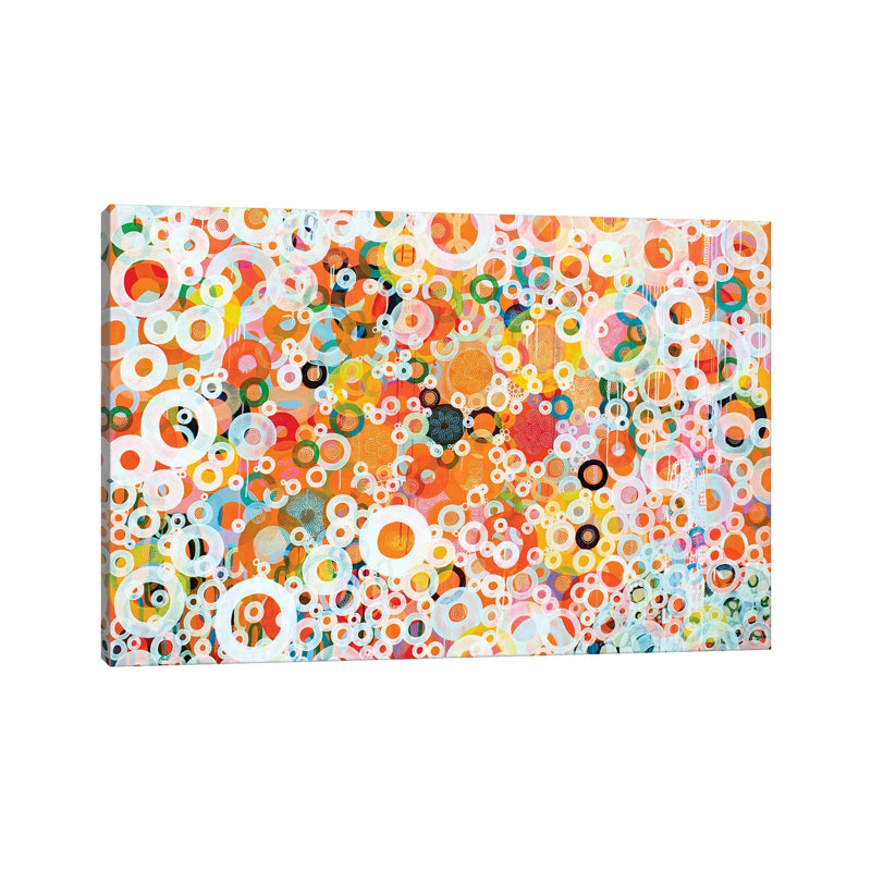 Dots And Circles XI By Misako Chida - Wrapped Canvas Graphic Art by Misako Chida - Wrapped Canvas Print