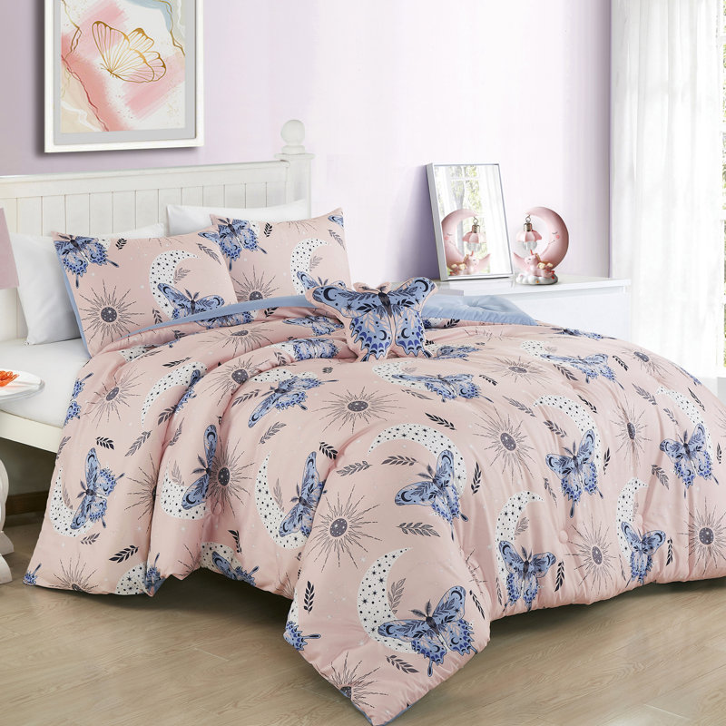 Butterfly Comforter Set, Twin