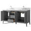 Ensemble de meuble-lavabo double 60 po-105275162-105275167