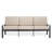 Aluminum Patio Sofa with Polypropylene/ Olefin Cushions
