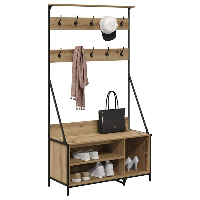 100 cm Clothes Rack, Wood