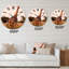 Girafe africaine dans la nature - horloge murale-60328308
