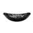 Novatto 14.5'' Black/Silver Glass Oval Bathroom Sink-94225043