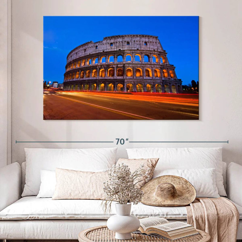 Nicci Dusk Over Colosseum, H 34 po x l 51 po