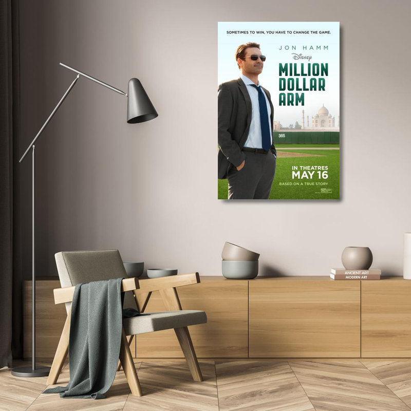 Million Dollar Arm, 24" H x 16" W