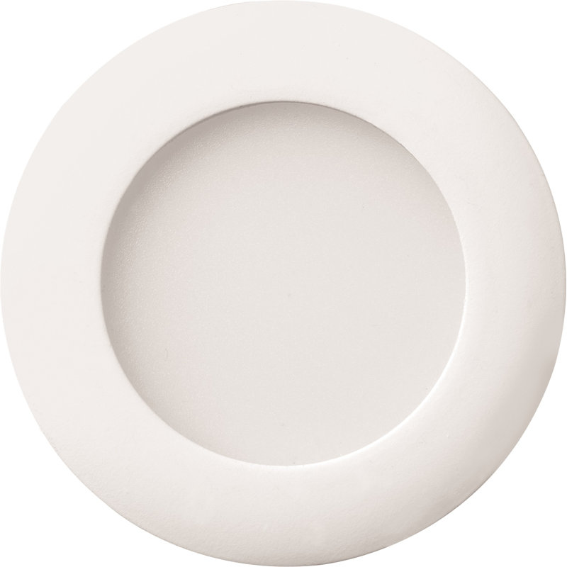 Wafer-Thin 3" Matte White LED Recessed Downlight Kit