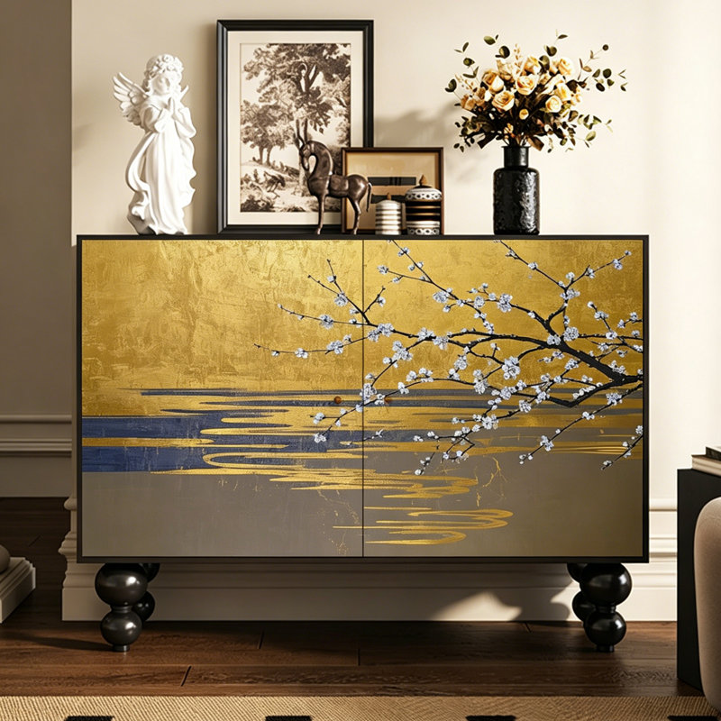 Armoire d'entrée en bois massif
