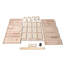 Stud Shelving, 8 Shelves, 4 Hooks, Unfinished (16")-121473709