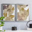 «Neutral Pansy I», ensemble de 2 impressions sur toile encadrées-533357213-533357212