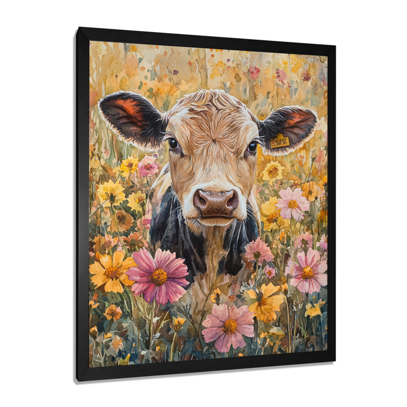 Dovud - Animals Canvas Wall Art, Noir, noir, noir, noir, H 20 po x l 12 po, Reproduction encadrée sans passe-partout