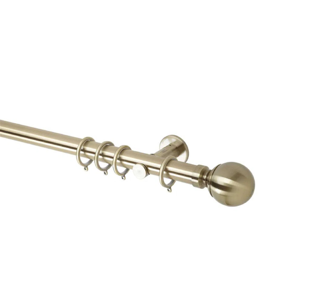Curtain Single Pole and Hardware Set