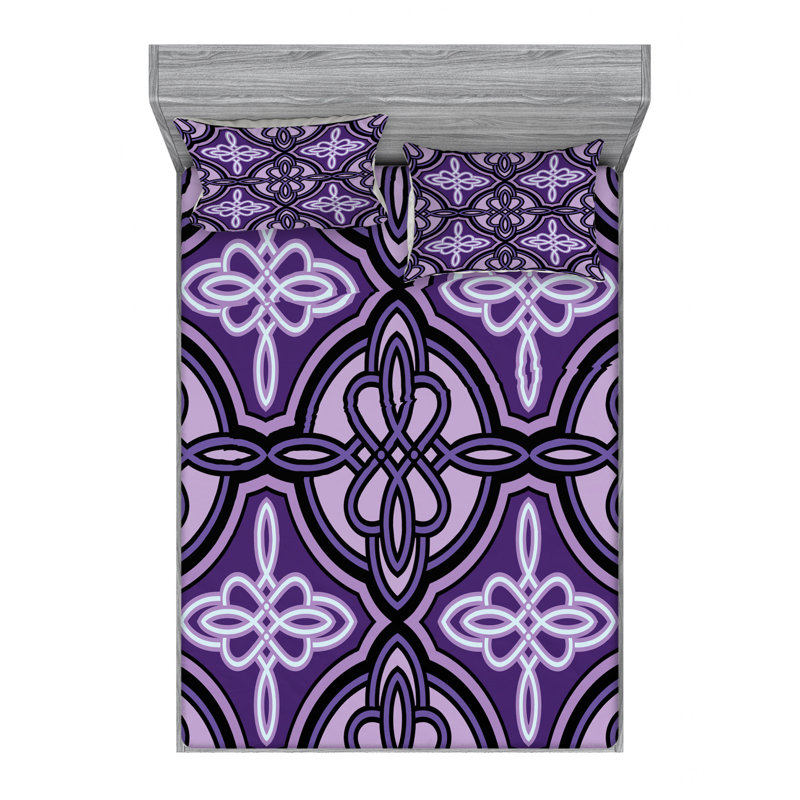 Microfiber Sheet Set, Queen Sheet Set with Fitted Sheet