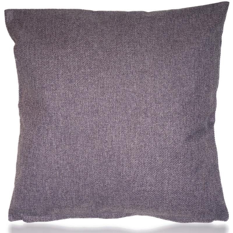 Aadvik Plaid Square Throw Pillow Cover, Grey