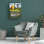 Art mural sur toile tendue - Art mural «Morning Flight» de Poulin pour décor de salon, de chambre à coucher ou de bureau - 35 x 47