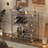 Stylish Rolling Bar Cart for Home: 3-Tier Mirrored Shelves for Liquor and Wine-1083806840-1083806726