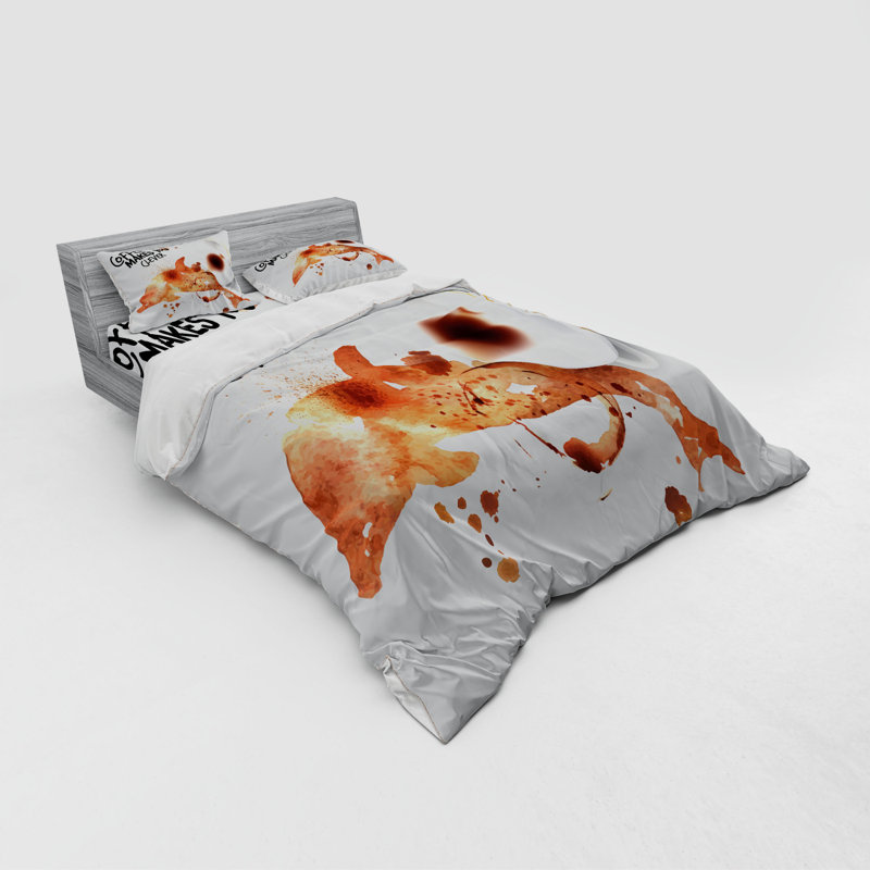 Coastal Polyester Duvet Cover, Queen Duvet Cover + 3 Additional Pieces