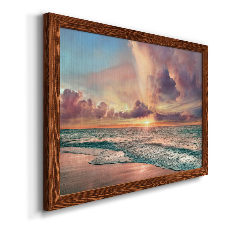 Copper Beach - Ensemble de 2 photos sur toile tendues, H 24 po x l 36 po x P 1,5 po, Cadre en érable
