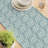 Rectangular Geometric Cotton Twill Table Runner