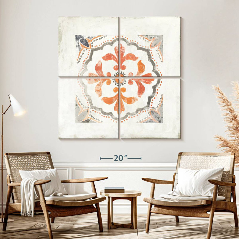 Corail marocain Kerner II, H 57 po x l 57 po