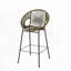Tabourets de bar en osier d'extérieur-470966883