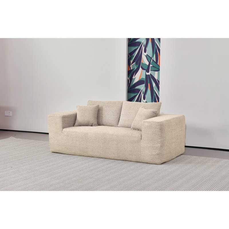 Canapé-causeuse à compression, Beige