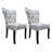 Chaise d'appoint en polyester de 20 po de largeur