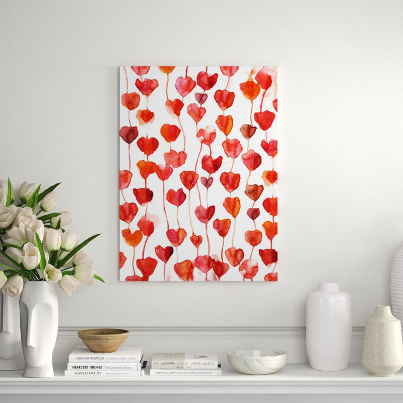 Love Petals Print by Emma Brooks, Outdoor, 41" H x 30" W x 1.5" D