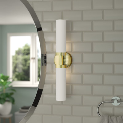Charlesha 2-Light Dimmable Bath Bar