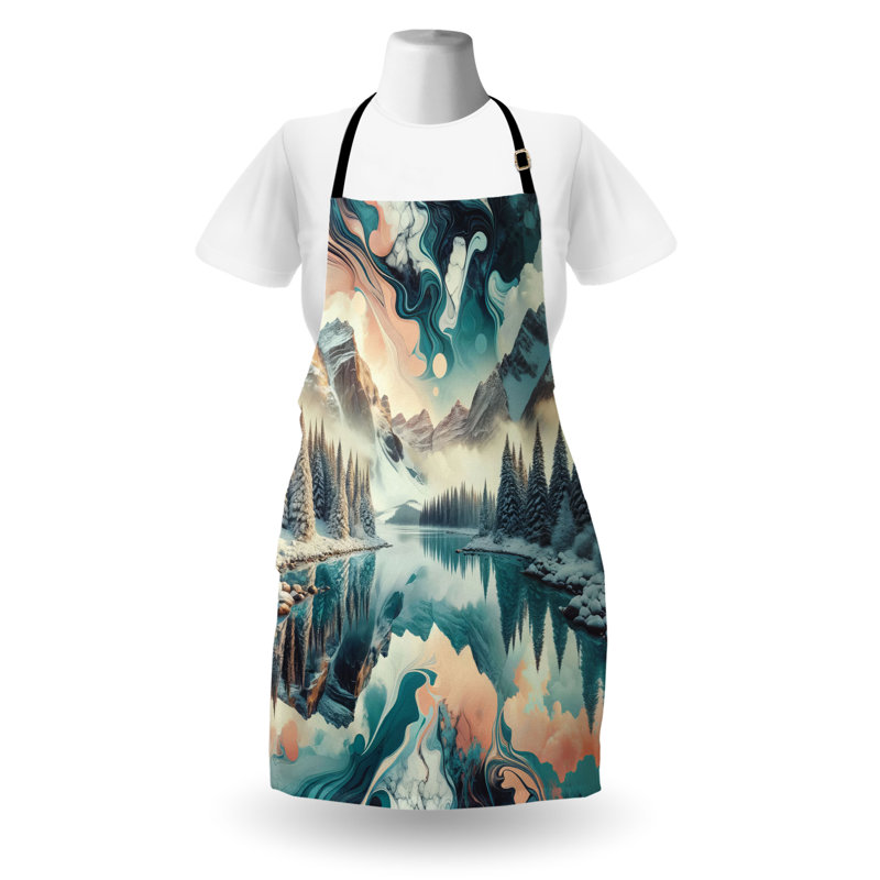 No Pattern Bib Apron