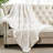 Sculpted Stripe Faux Fur Throw-105589526
