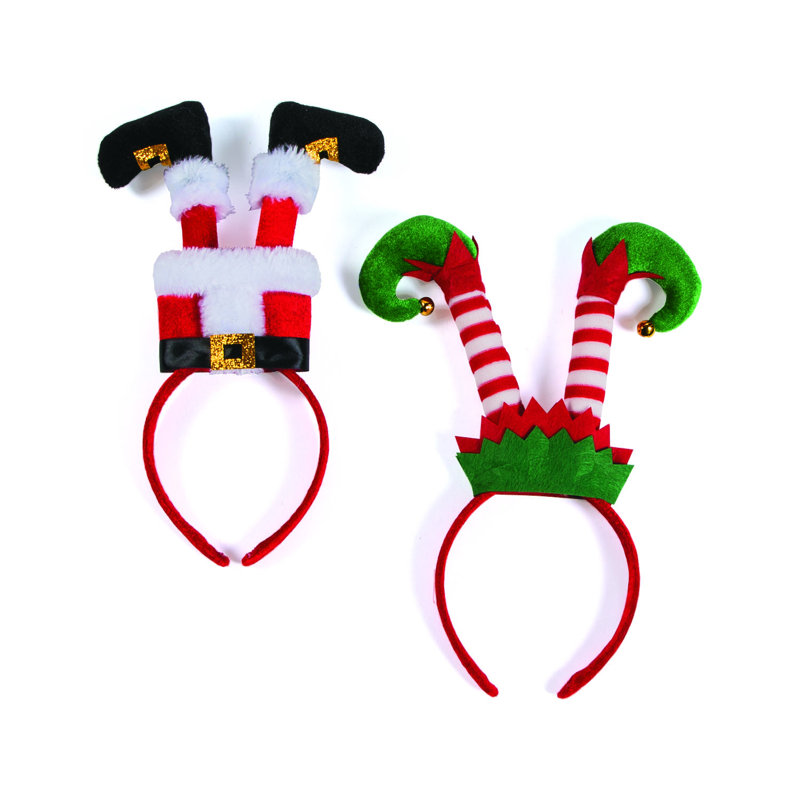 Ensemble de chapeaux 6 pièces avec accessoires de chapeaux de père Noël et d'elfe