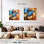 Papillon bleu Brampt
