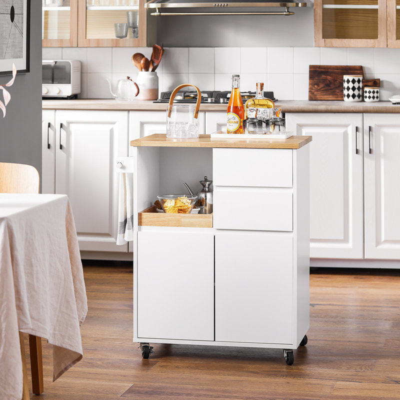 Broida Wood Kitchen Island