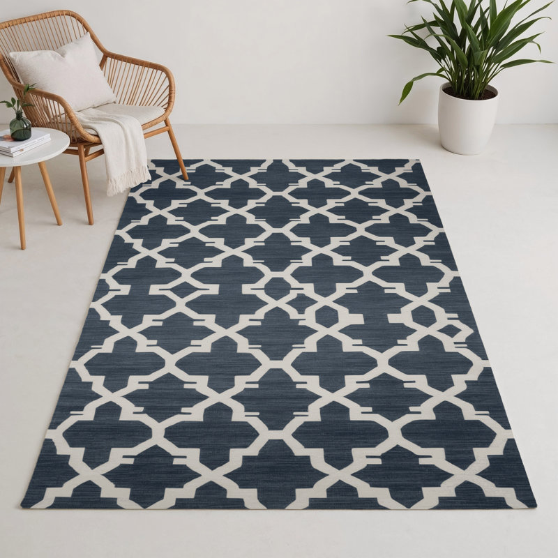 Tapis gris intérieur et extérieur Trellis, Rectangle 5 pi x 7 pi