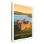 Linlithgow Palace, Scotland - Romantic Sunset Castle Travel Poster. Giclee Print On Wrapped Canvas. Wall Art, Home Decor - Castles & Palaces, Scotland - Wrapped Canvas Print-1335526697